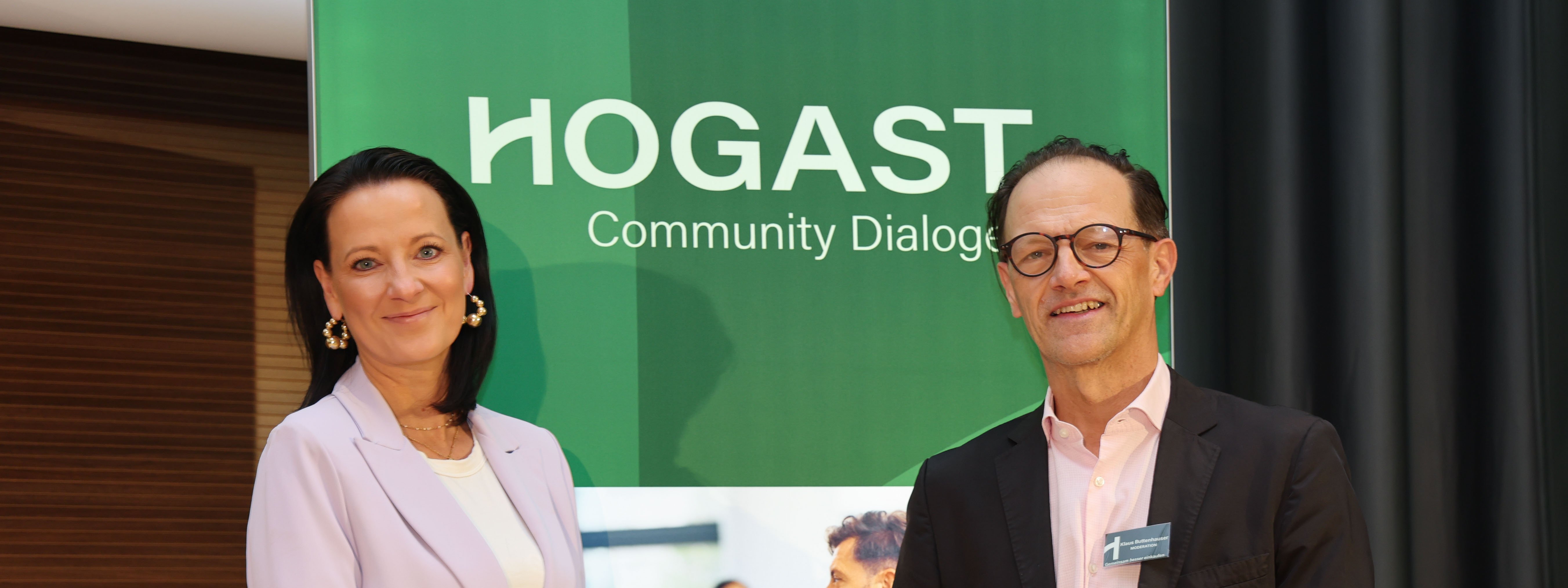 HOGAST Community Dialoge in Graz - Allegra Frommer und Klaus Buttenhauser